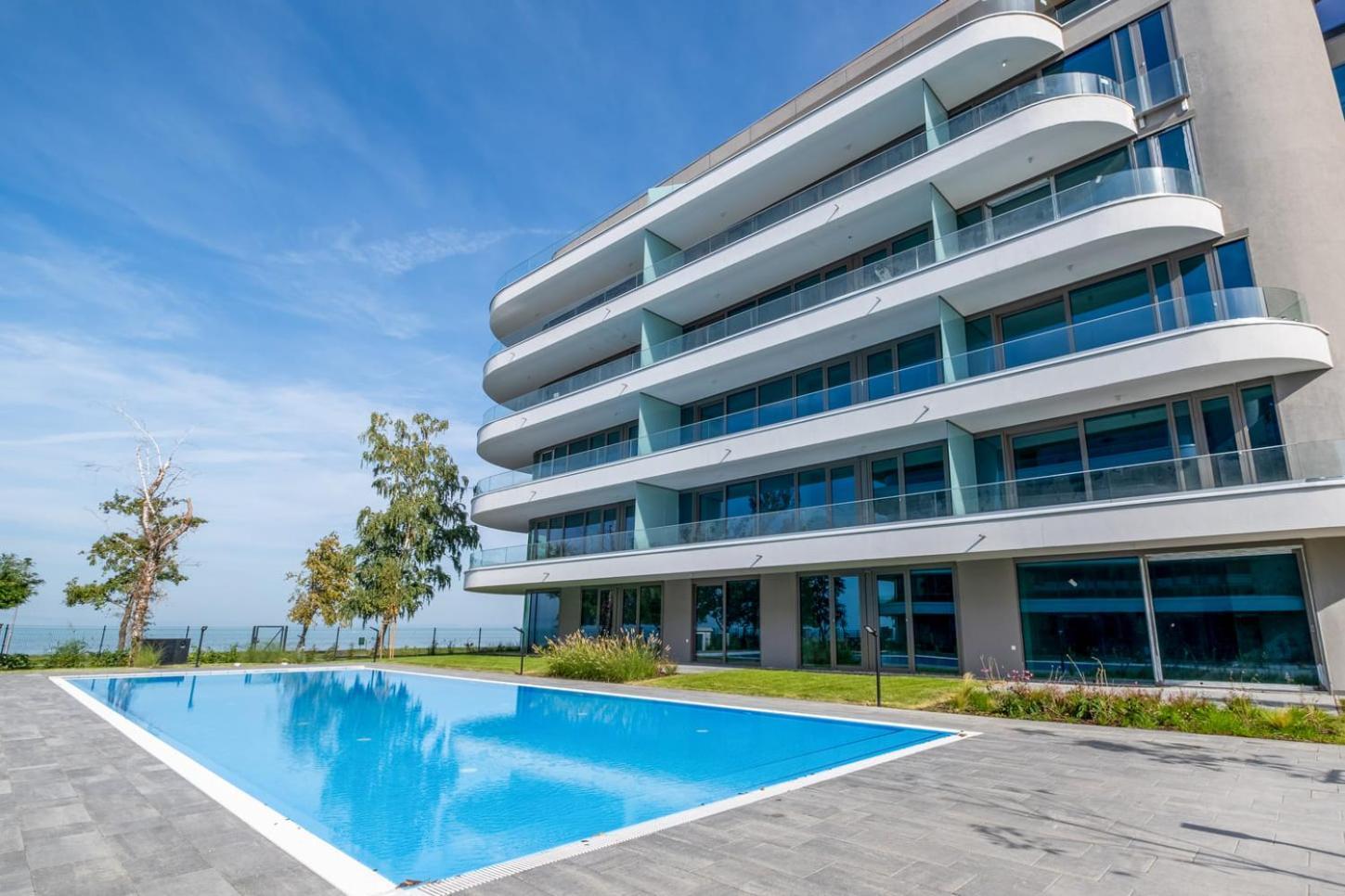 Myflat Wave Luxury 44 Suite Siófok Exteriör bild
